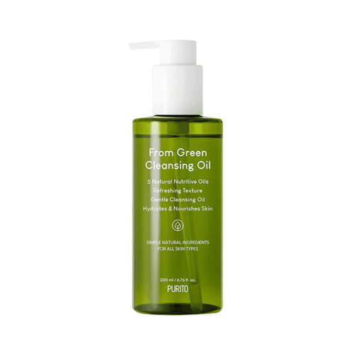 Óleo de Limpeza From Green Purito Seoul 200ml para remover maquilhagem, protetor solar e impurezas do rosto