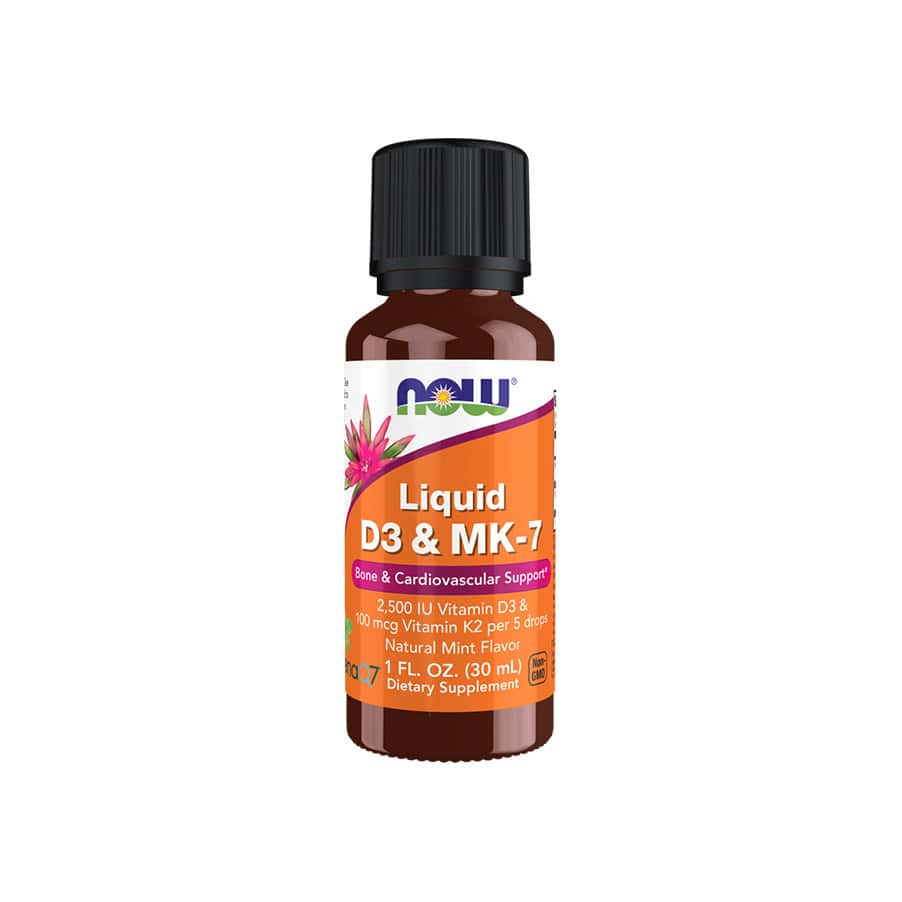 Vitamina D3 & MK-7 Líquida 30ml Now Foods
