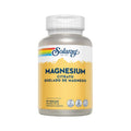 Suplemento de citrato de magnesio Solaray en frasco con 90 cápsulas, una fórmula de alta absorción para el apoyo muscular, nervioso y energético.