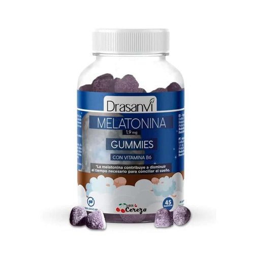 Melatonina con vitamina B6, 45 gomitas Drasanvi