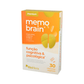 Suplemento MemoBrain da BioHera em frasco com 30 cápsulas, desenvolvido para apoiar a memória, concentração e desempenho mental.