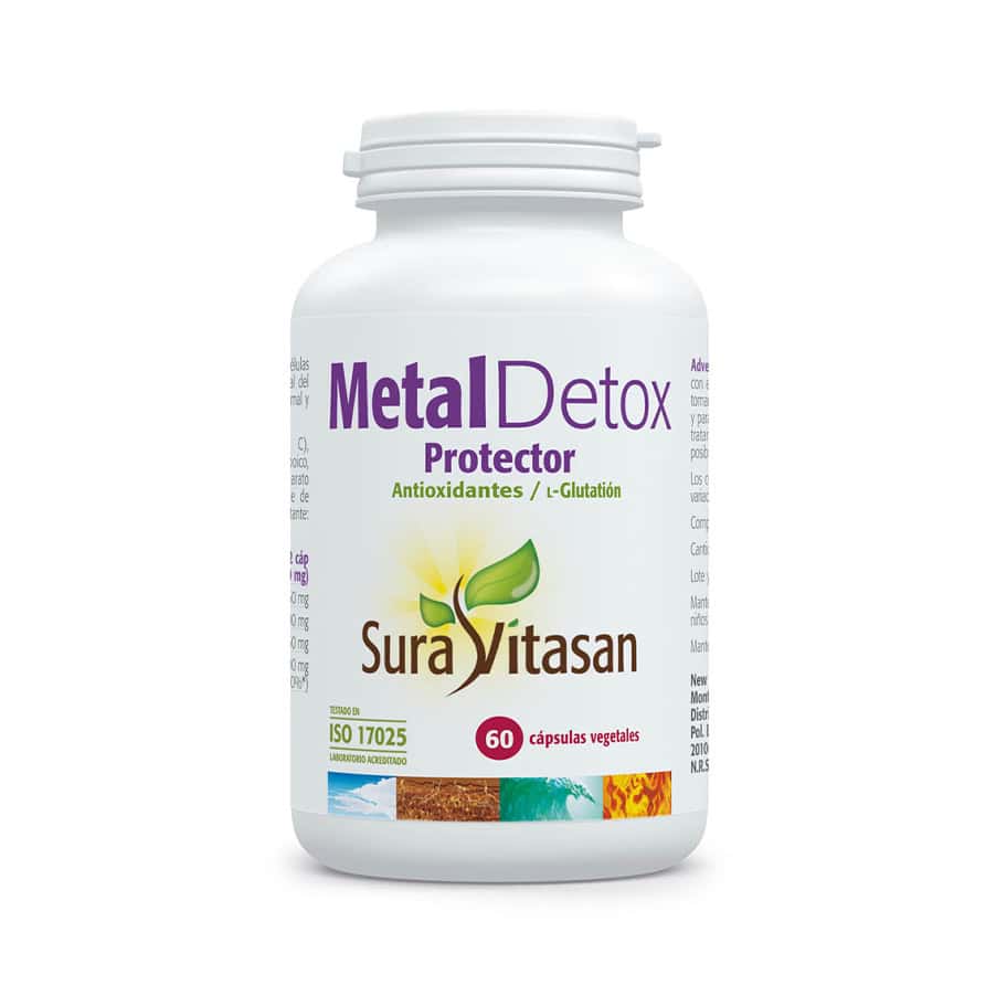 Metal Detox Sura Vitasan em cápsulas para apoio dos processos naturais de desintoxicação