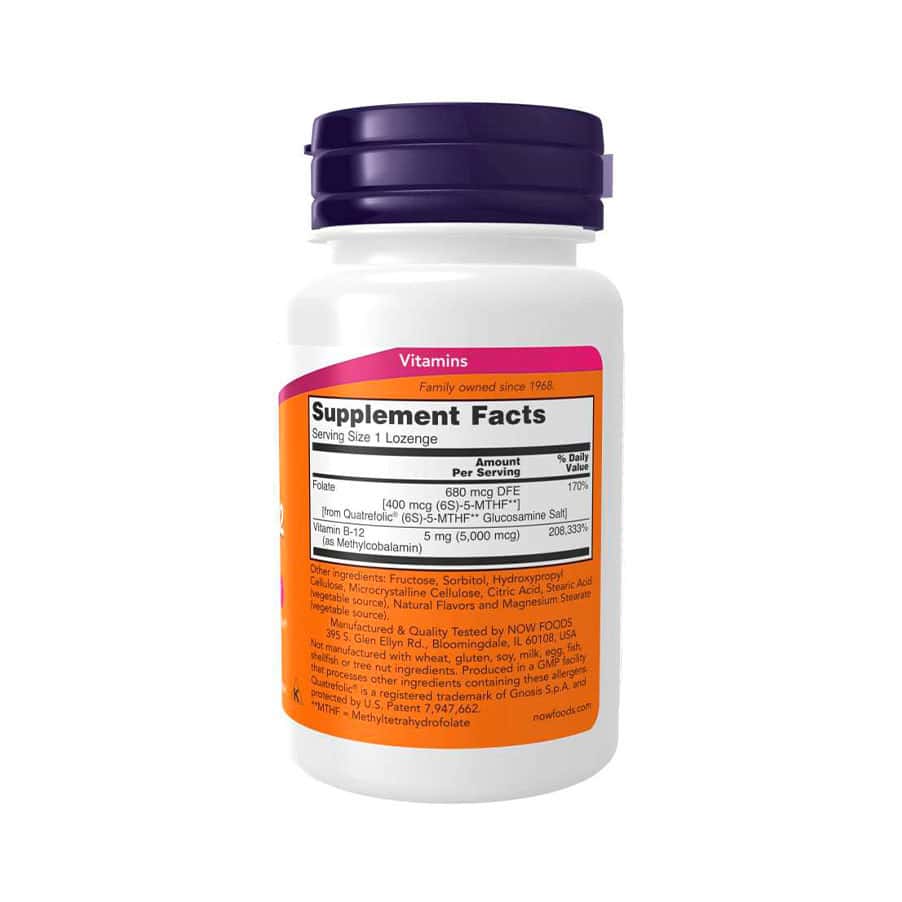Methyl B12 5000 mcg 120 Losangos Now