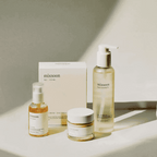 Advanced Snail Set COSRX, conjunto coreano com mucina de caracol para limpar, hidratar, suavizar e reforçar a barreira da pele.
