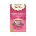 Infusión orgánica Yogi Tea para mujeres en una caja de 17 bolsitas de té, una mezcla de hierbas orgánicas para el bienestar femenino.