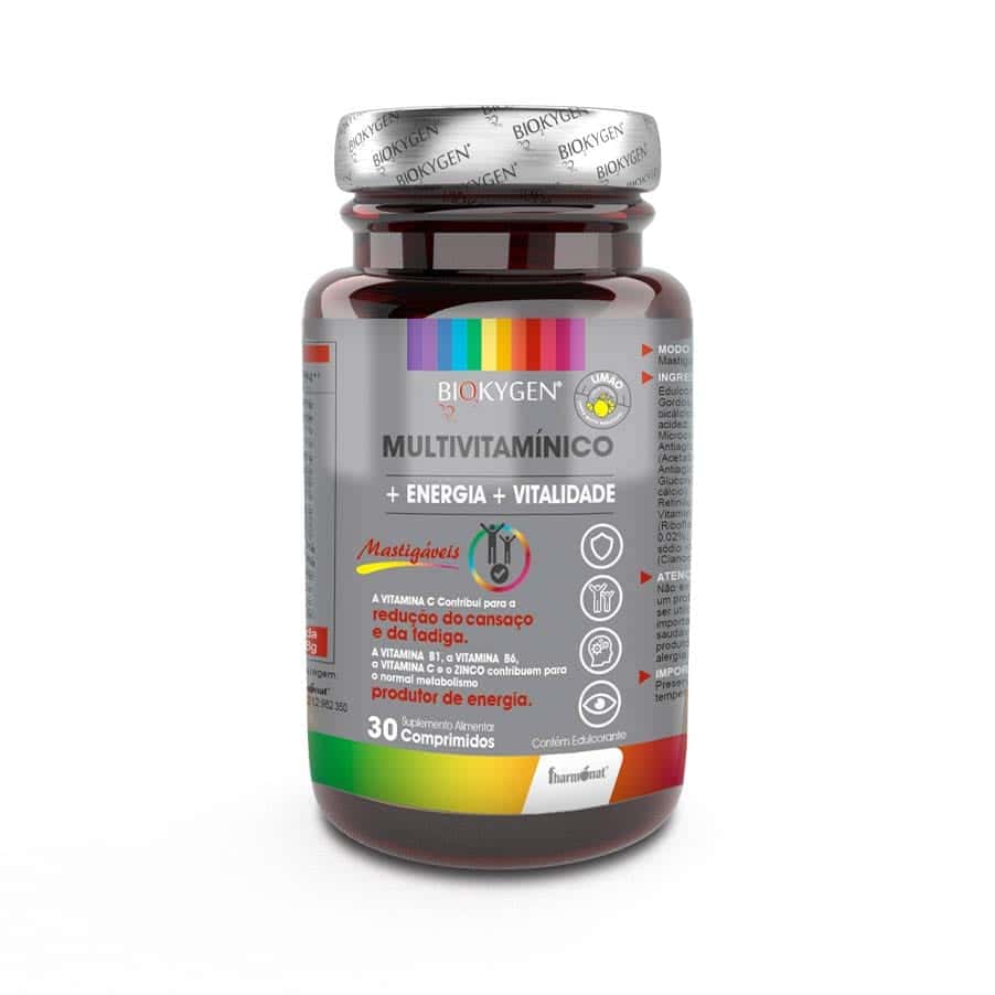 Multivitamínico 30 Comprimidos Mastigáveis Biokygen
