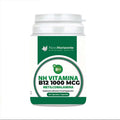 NH Vitamina B12 1000mcg Metilcobalamina 60 cápsulas da Novo Horizonte em frasco branco.