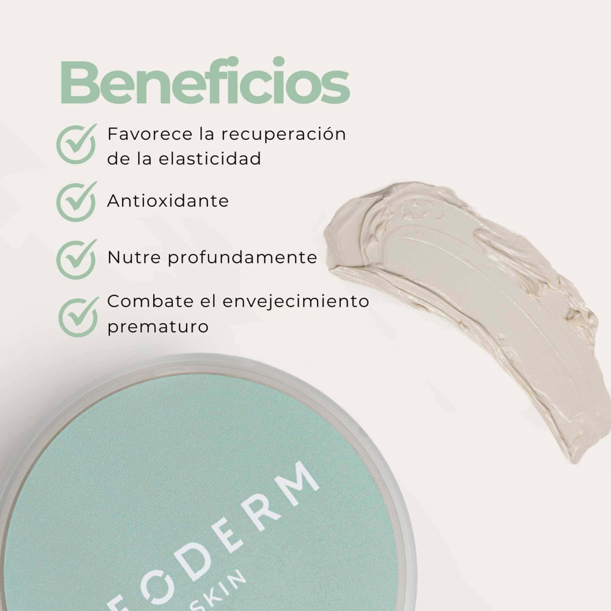 Frasco da Máscara Facial Nutritiva 150ml da Geoderm, cuidado natural para hidratar e nutrir profundamente a pele.