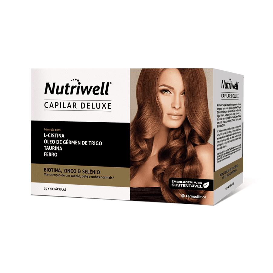 Nutriwell Capilar Deluxe 30+30 Cápsulas - Farmodiética