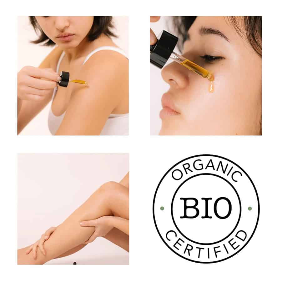 Aceite orgánico de higo chumbo y argán de Sowé en botella de 30 ml, ideal para nutrir, regenerar y proteger la piel.