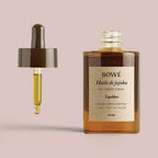 Aceite de jojoba orgánico Sowé en botella de 30 ml, ideal para equilibrar, hidratar y proteger la piel y el cabello.