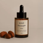 Aceite de jojoba orgánico Sowé en botella de 30 ml, ideal para equilibrar, hidratar y proteger la piel y el cabello.