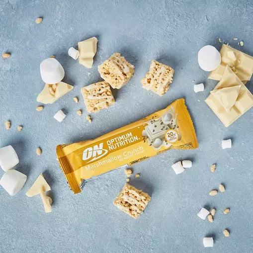 Barra de proteína Optimum Nutrition Marshmallow Crunch 65 g