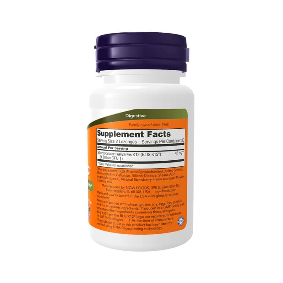 OralBiotic 60 pastillas Now Foods