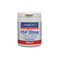 P5P 20mg Piridoxal-5-Fosfato 60 Comprimidos Lamberts suplemento alimentar com vitamina B6 ativa