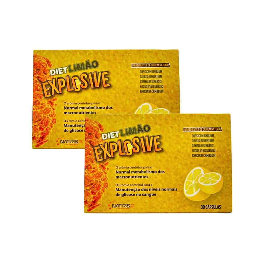 DietLimão Explosive 30 Cápsulas Natiris Leva 2 Paga 1