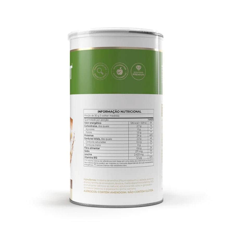 Isofort en polvo vegetal 450 g, dulce de cacahuete (cacahuetes molidos) Vitafor