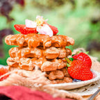 Panqueca e Waffle Mix Amêndoa, Maçã e Maca 400gr Iswari