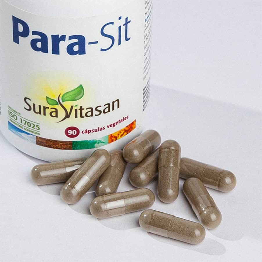Para-Sit Sura Vitasan em cápsulas para apoio do equilíbrio intestinal
