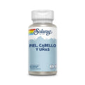 Frasco de suplemento Solaray Pele, Cabelo e Unhas com 60 cápsulas, fórmula com vitaminas e minerais para beleza e fortalecimento.