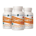 Daily Omega-3 Kids Nordic Naturals pack com 3 embalagens de 30 cápsulas mastigáveis com ómega 3
