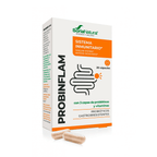 Embalagem do Probinflam com 20 cápsulas da Soria Natural, suplemento probiótico para suporte digestivo e equilíbrio intestinal.