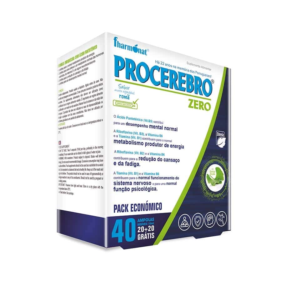 Procerebro Zero 40 Ampolas Fharmonat