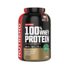 Nutrend 100% Whey Protein 2250g Caramel Latte es un suplemento proteico compuesto de concentrado y aislado de proteína de suero, obtenidos mediante microfiltración de flujo cruzado.