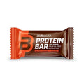Barrita proteica con 11 g de proteína, baja en azúcar, rica en fibra y sin gluten. Ideal para consumir proteína de calidad en cualquier momento.