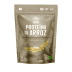 Proteína de arroz integral em pó Iswari 250g, fonte vegetal de proteína, ideal para batidos e receitas, hipoalergénica e de fácil digestão.