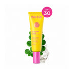 Weleda Mineral Sunscreen SPF 30 UV Glow Fluid 30ml, un fluido facial con filtros minerales, aceite de moringa y pigmentos iluminadores para una protección diaria.