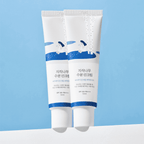 Frasco do Protetor Solar Birch Juice SPF50+ 50ml da Round Lab, proteção solar leve e hidratante com seiva de bétula.