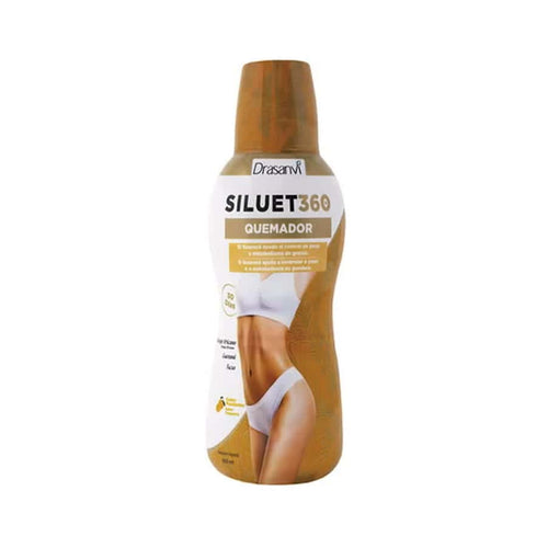 Fraasco de Siluet 360 Quemador de Grasas, 600 ml, de Drasanvi. Ayuda a controlar el peso y el metabolismo de las grasas.