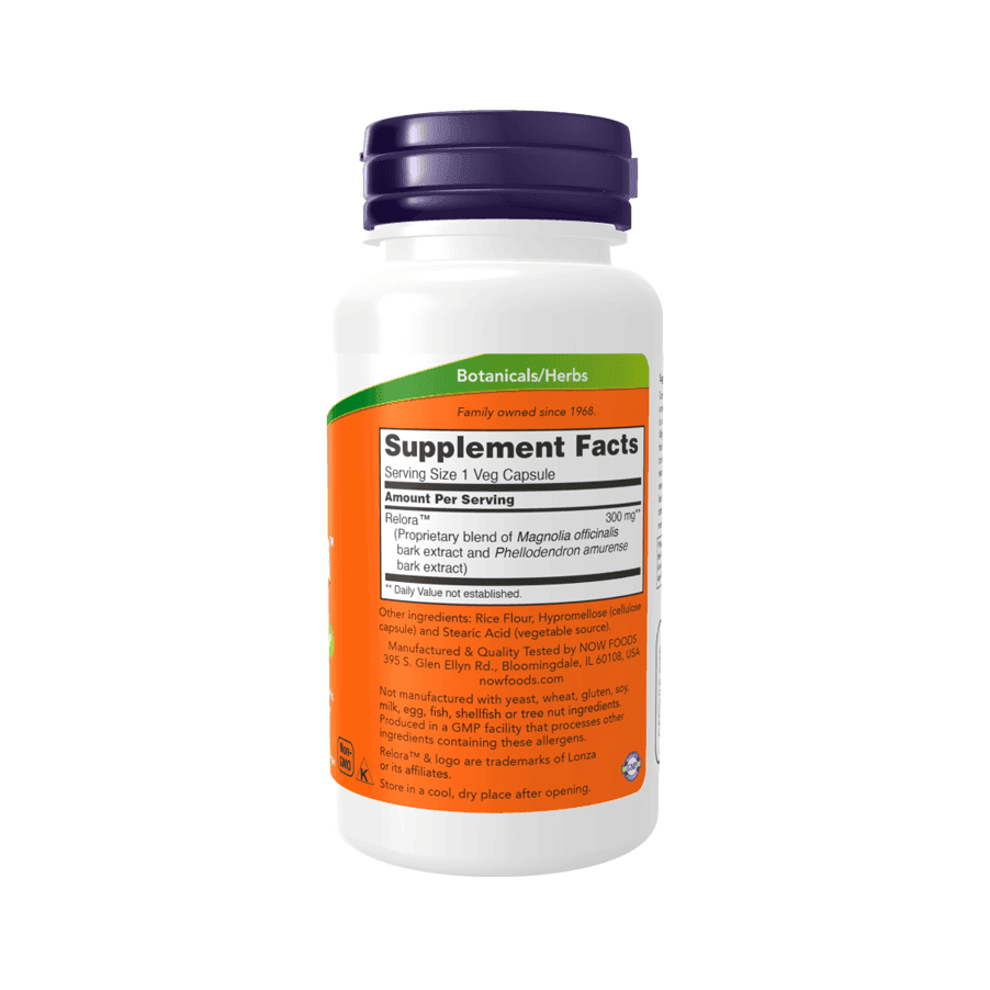 Relora 300mg 120 Cápsulas Now Foods