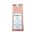 "Embalagem do Chá Rooibos Premium 50g da Dellium, infusão suave e naturalmente livre de cafeína.