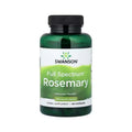 Alecrim 400 mg Swanson em cápsulas, frasco com 90 cápsulas para apoio digestivo e função antioxidante