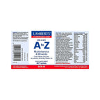 A-Z Multivitaminas e Minerais 60 Comprimidos Lamberts