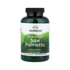 Saw palmetto 540 mg Swanson em cápsulas, frasco com 250 cápsulas para apoio da saúde da próstata