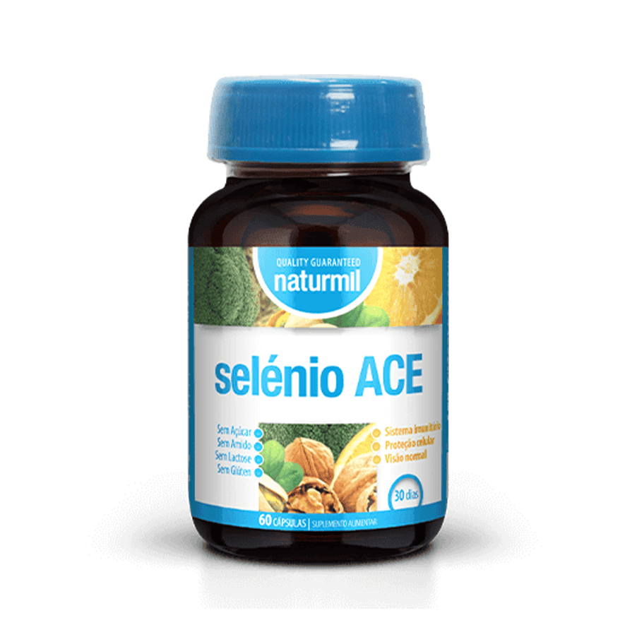 Selénio ACE 60 Cápsulas Naturmil