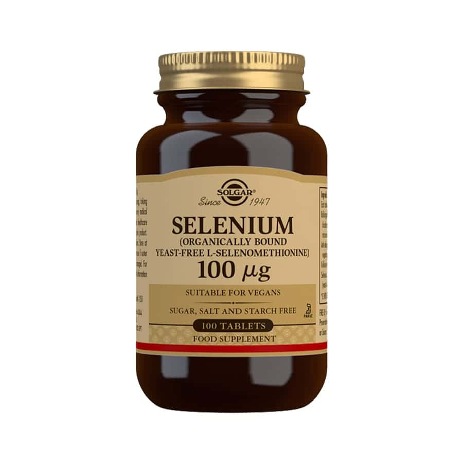 Selénio 100 mcg 100 Comprimidos Solgar