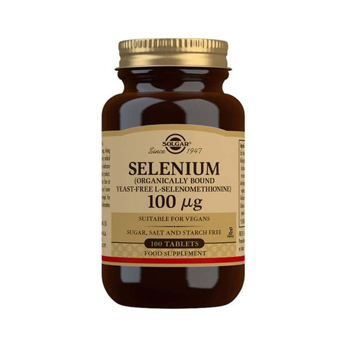 Selénio 100 mcg 100 Comprimidos Solgar