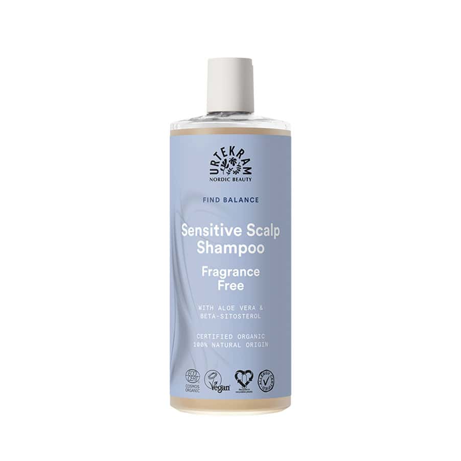 Shampoo Sem Fragrância para Couro Cabeludo Sensível 500ml Urtekram