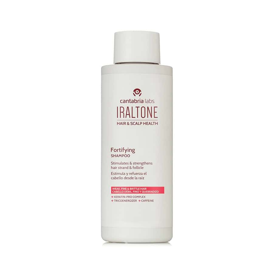 Iraltone Shampoo Fortificante 200ml Cantabria Labs para fortalecimento do cabelo e couro cabeludo