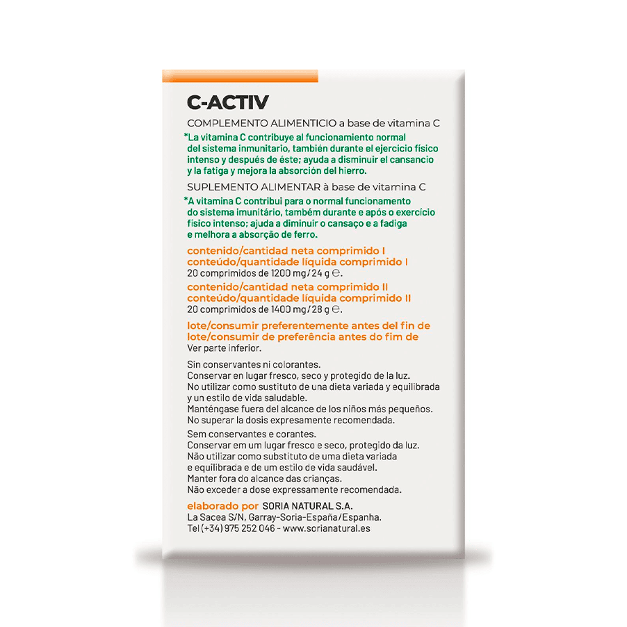 C-Activ 20+20 Comprimidos Soria Natural