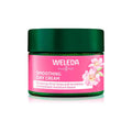 Bisnaga do Creme de Dia Alisante de Rosa Mosqueta e Chá Branco 40ml da Weleda, cuidado diário para uma pele suave e luminosa.