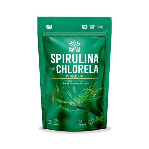 Espirulina y Chlorella en polvo