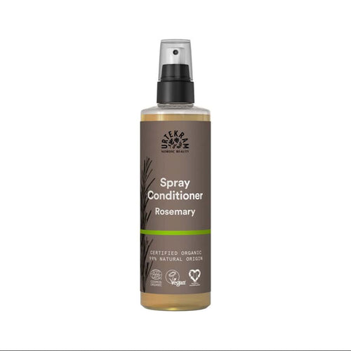 Condicionador de Alecrim Spray 250ml da Urtekram em frasco com aplicador spray.