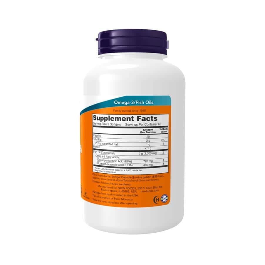 Super Omega EPA 120 cápsulas Now Foods