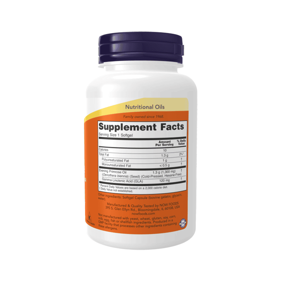 Super Primrose 1300 mg 120 Cápsulas Now Foods