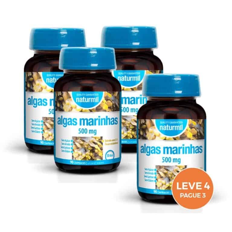 Algas Marinas 500 mg 90 Comprimidos Naturmil Llévate 4 Paga 3